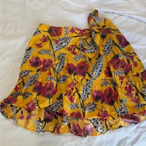 ALC floral wrap skirt